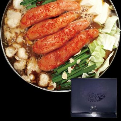 【ギフト箱入】博多明太もつ鍋・醤油（3人前）
