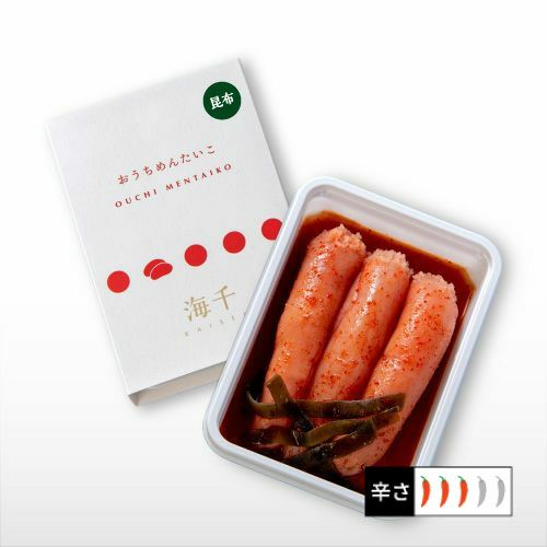 【無着色】辛子明太子　昆布　切れ子（１5０g）