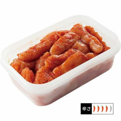 【無着色】昔ながらの明太子・小切れ辛口（500g）